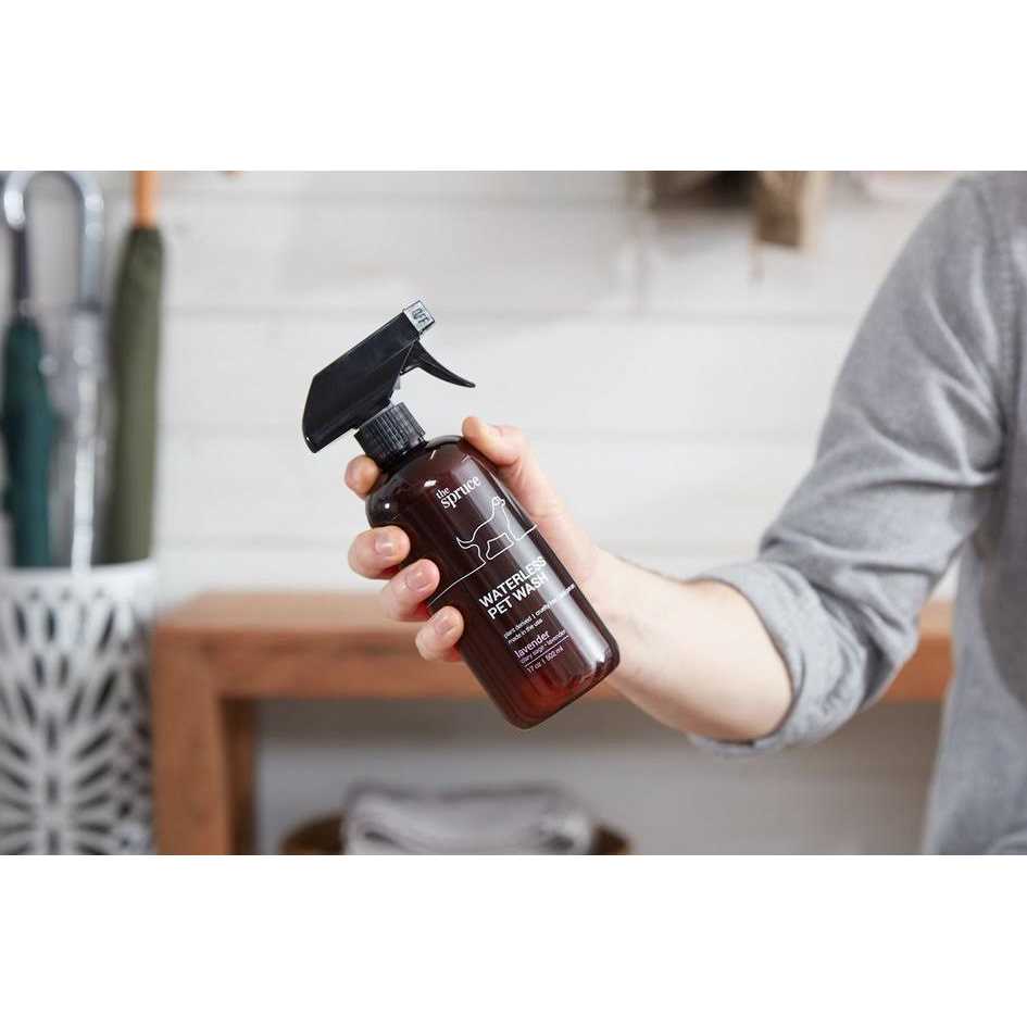 The Spruce Waterless Pet Wash No Rinse Moisturizing Cat & Dog Shampoo - Healthber