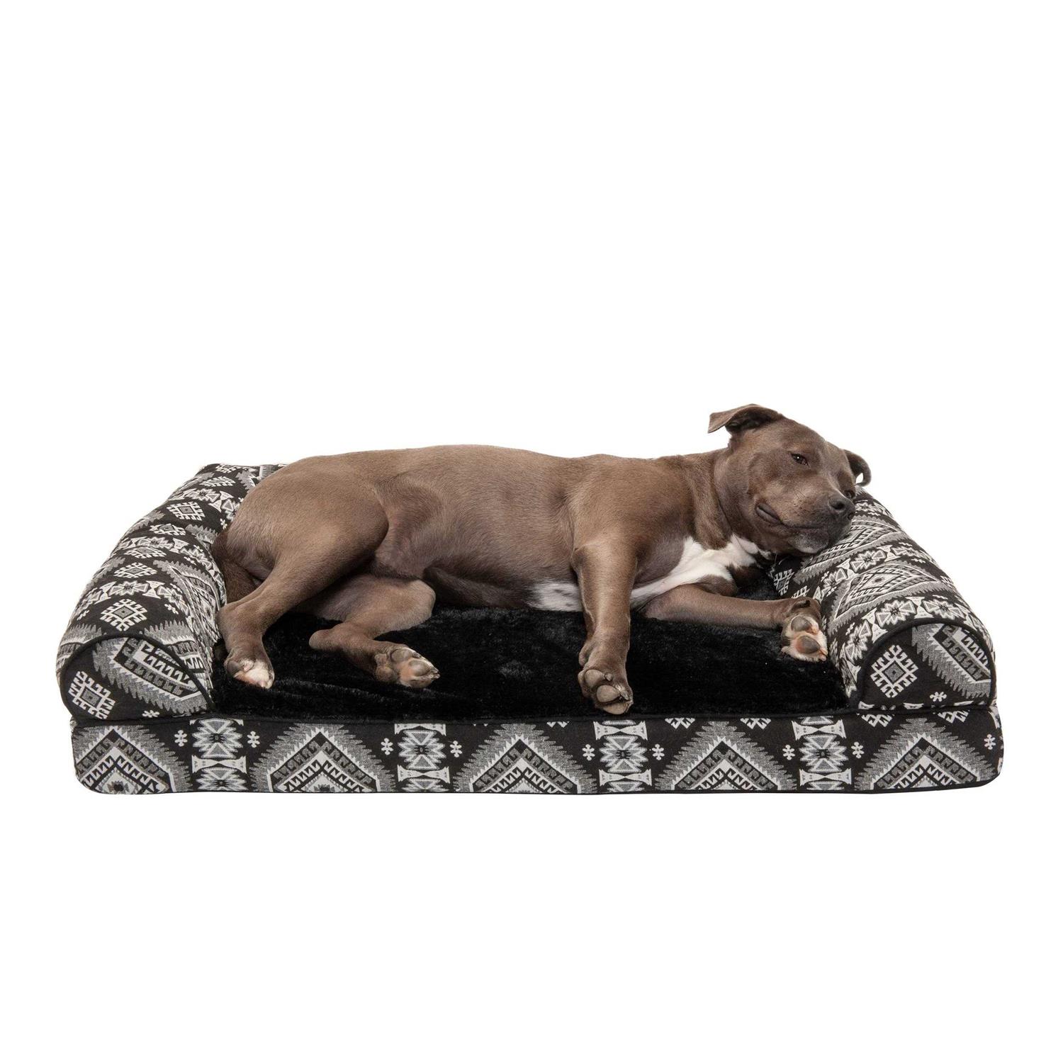 FurHaven Sofa Dog Bed Southwest Kilim - Healthber