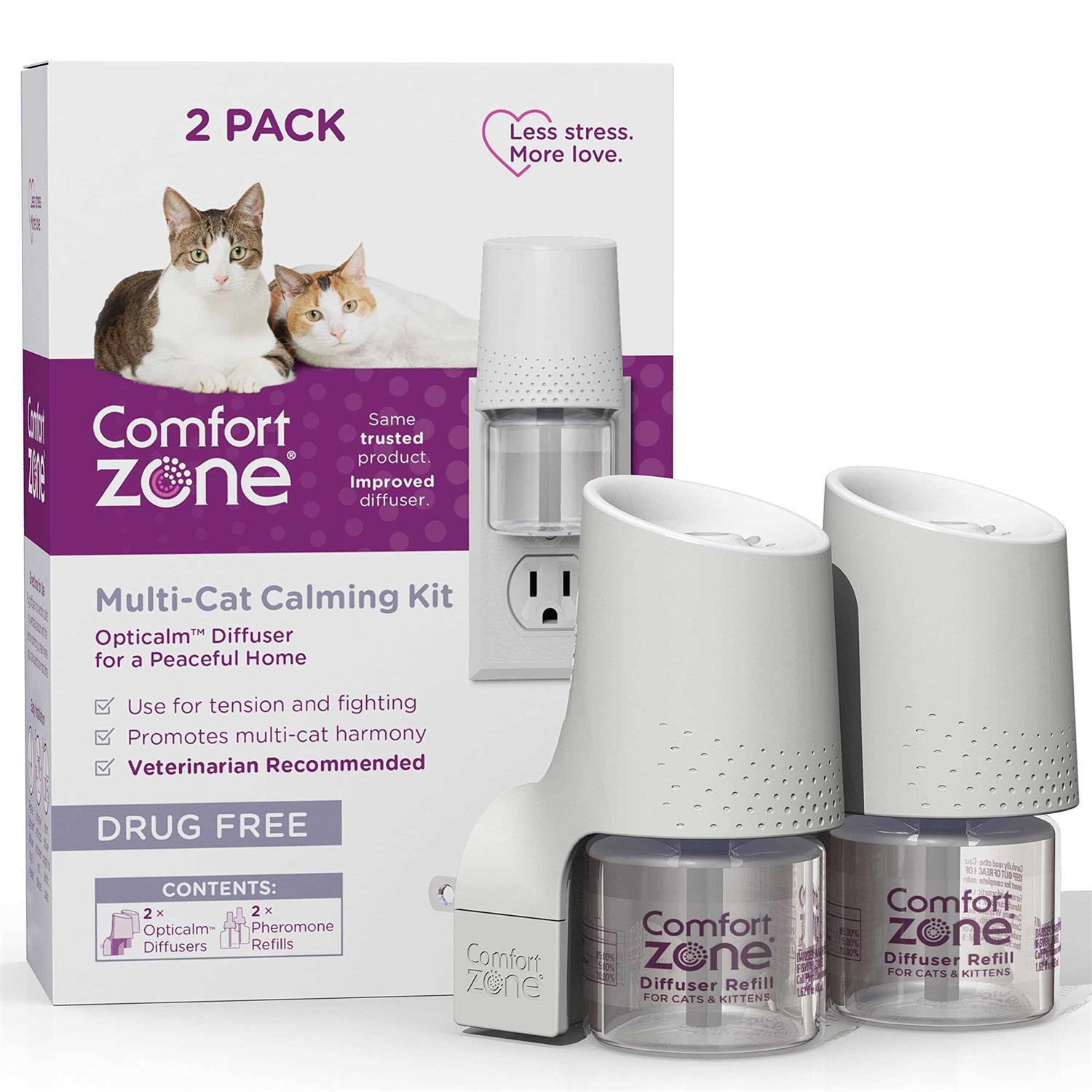 Comfort Zone Multi-Cat Diffuser Kit - Healthber