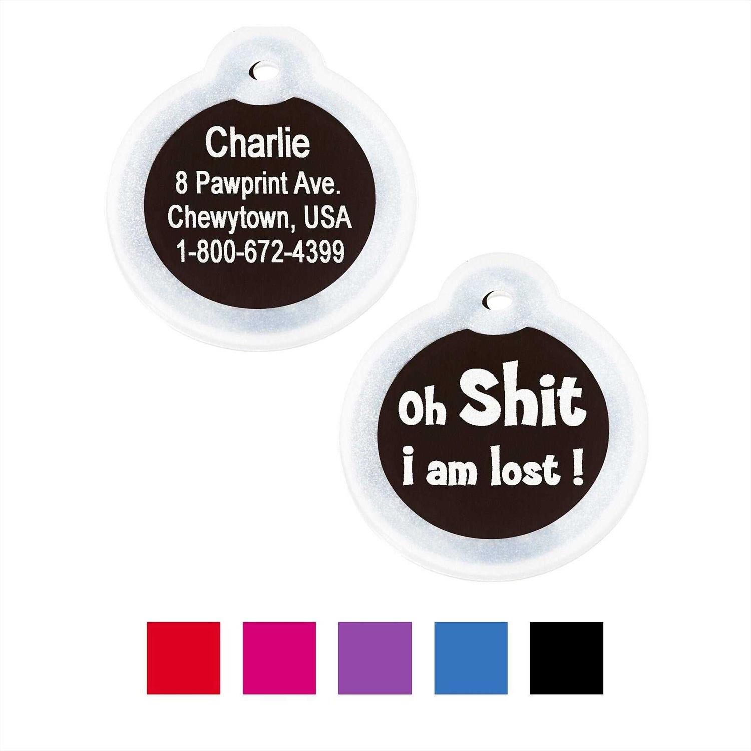 GoTags Anodized Aluminum Personalized Silencer Dog & Cat ID Tag - Healthber