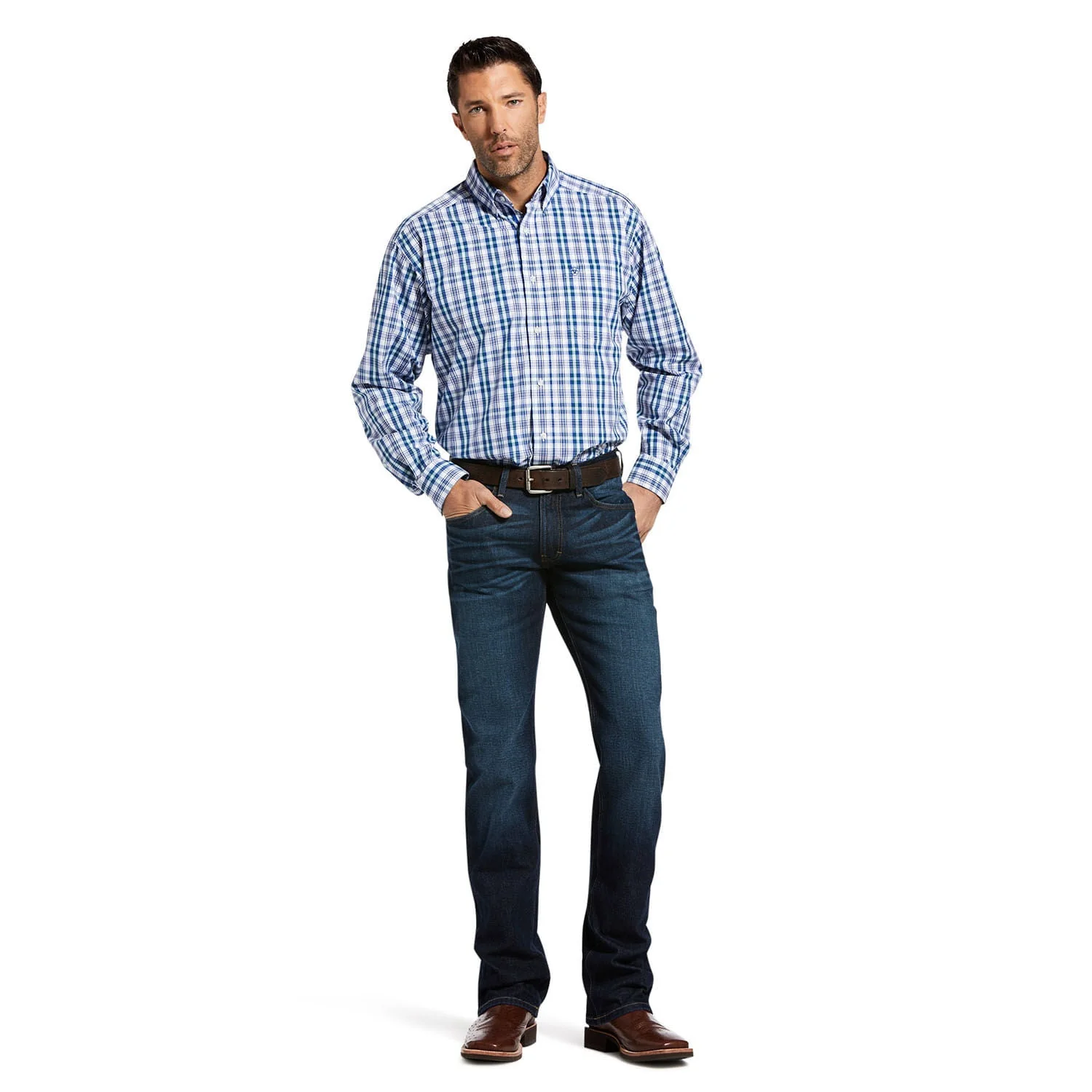 Ariat Men's M5 Slim Stretchy Legacy Stackable Straight Leg Jean - Healthber