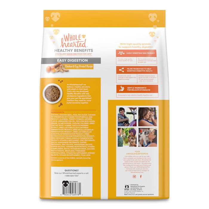 WholeHearted Grain Free Chicken Formula Dry Cat Food - Healthber