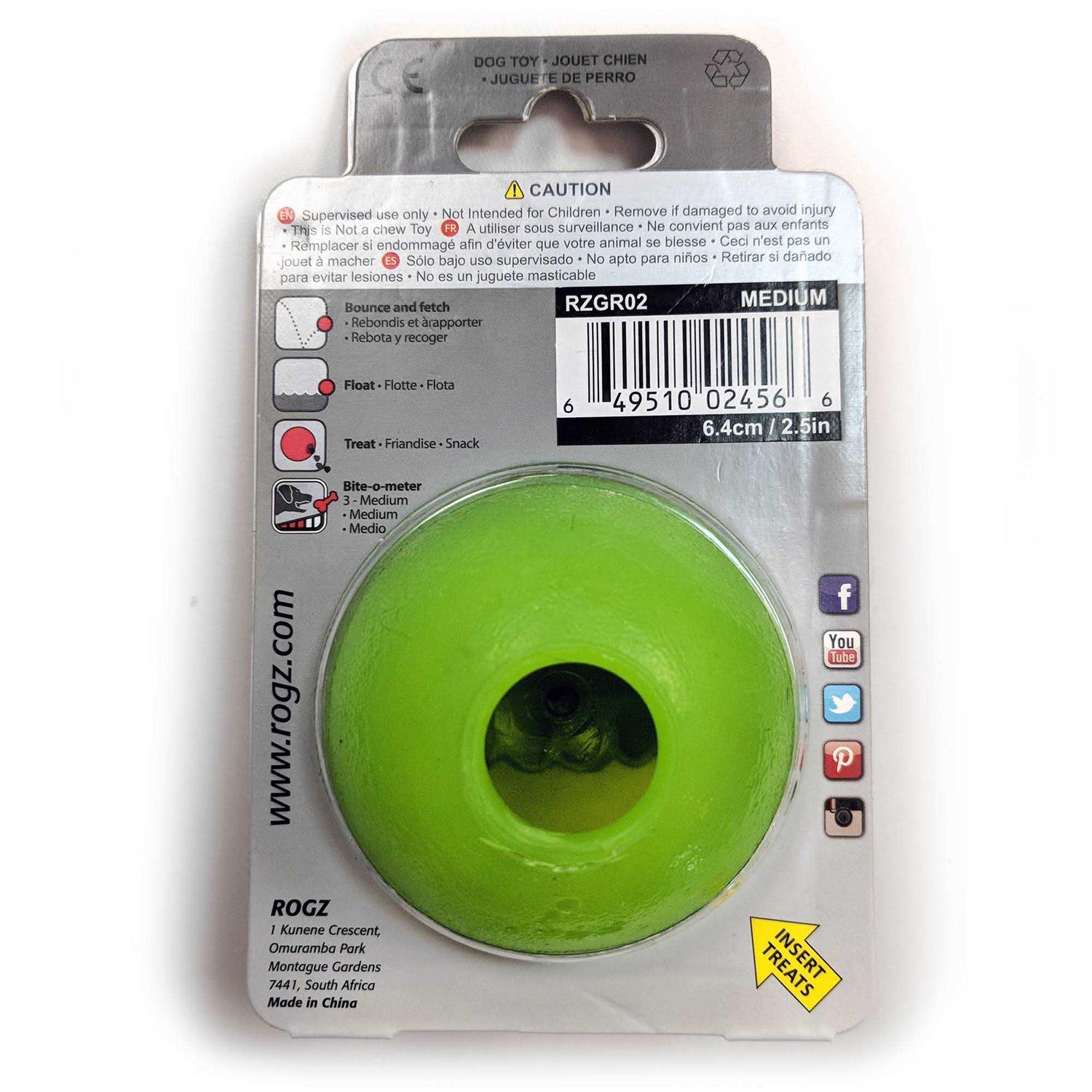 Rogz Grinz Ball Dog Toy - Healthber