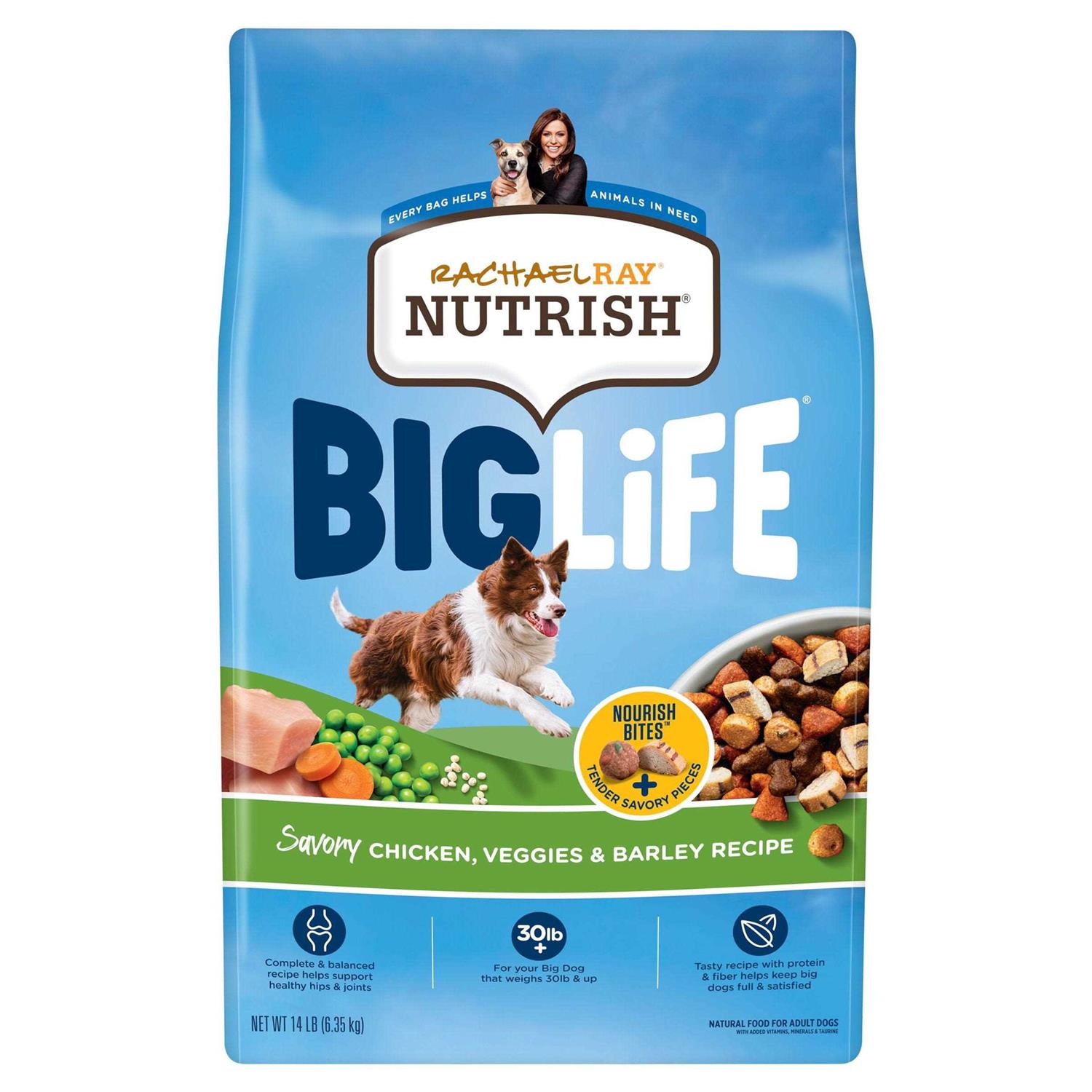 Rachael Ray Nutrish Big Life Dry Dog Food - Healthber