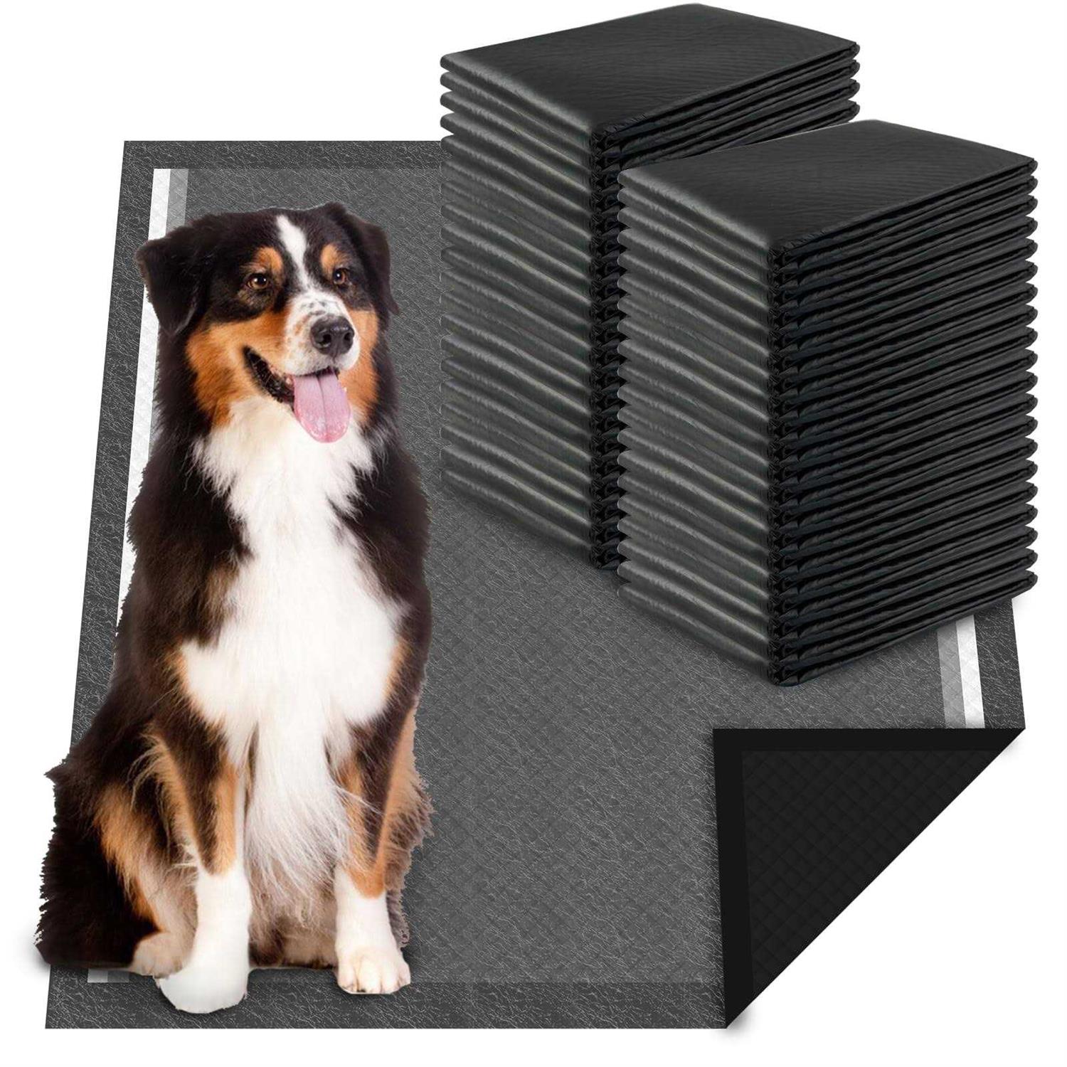 Dogcator Charcoal Puppy Pads Extra Large Activated Dog Pee Pads - Healthber