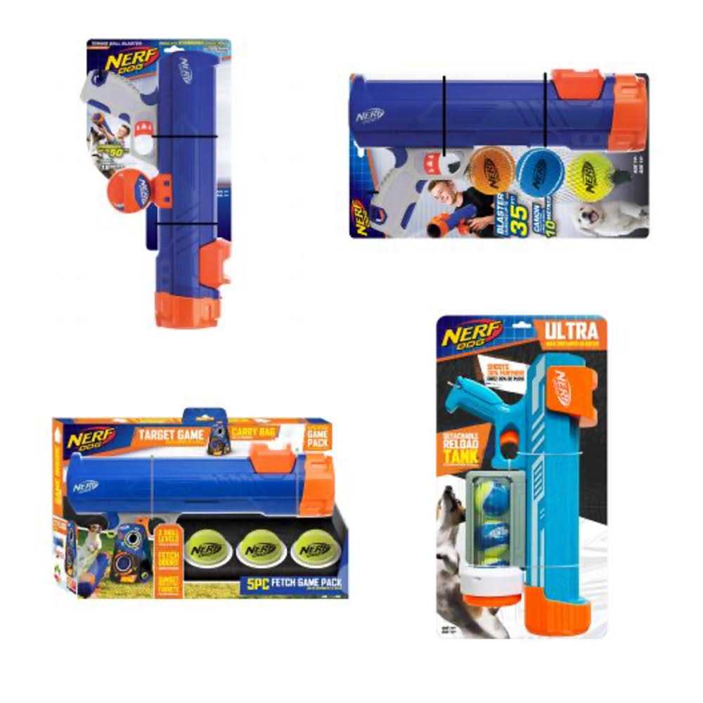 Nerf Dog Tennis Ball Blaster Toy - Healthber