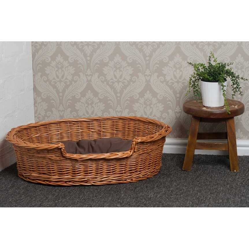 Prestige Wicker Dog Bed Basket - Healthber
