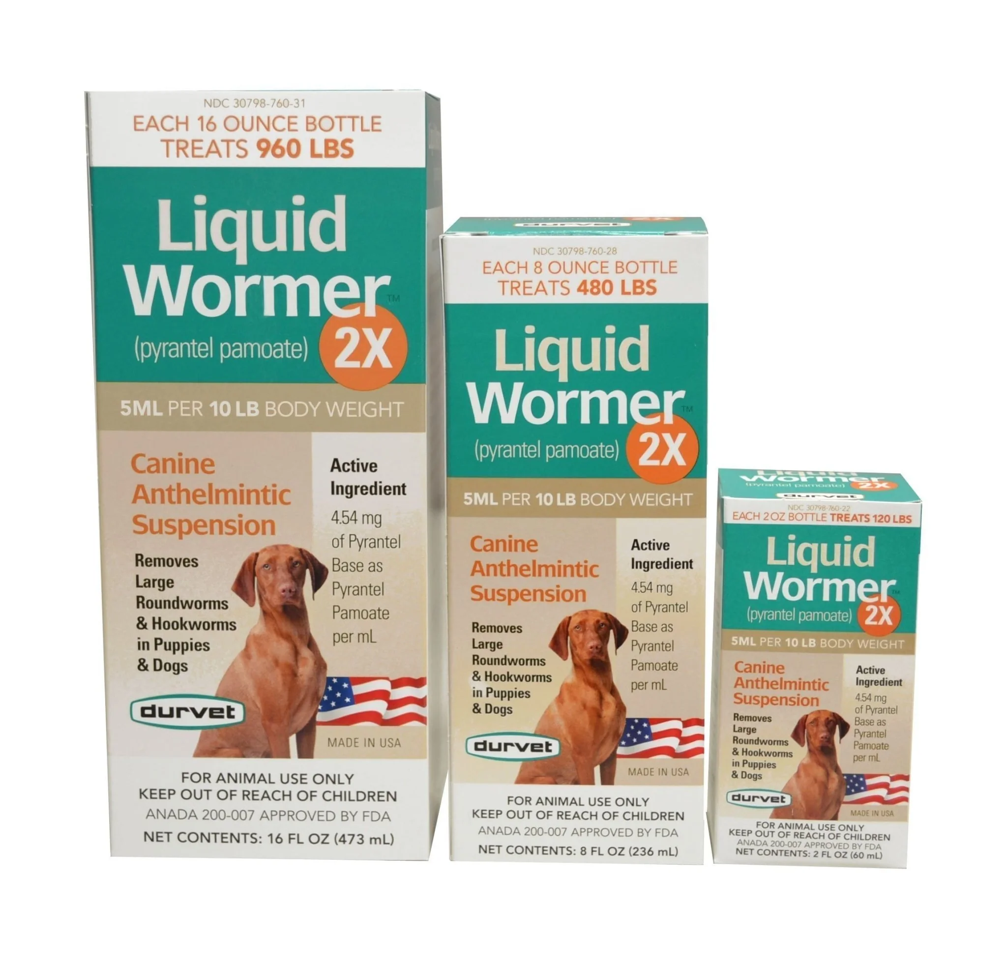 Durvet Liquid Wormer 2X for Dogs - Healthber