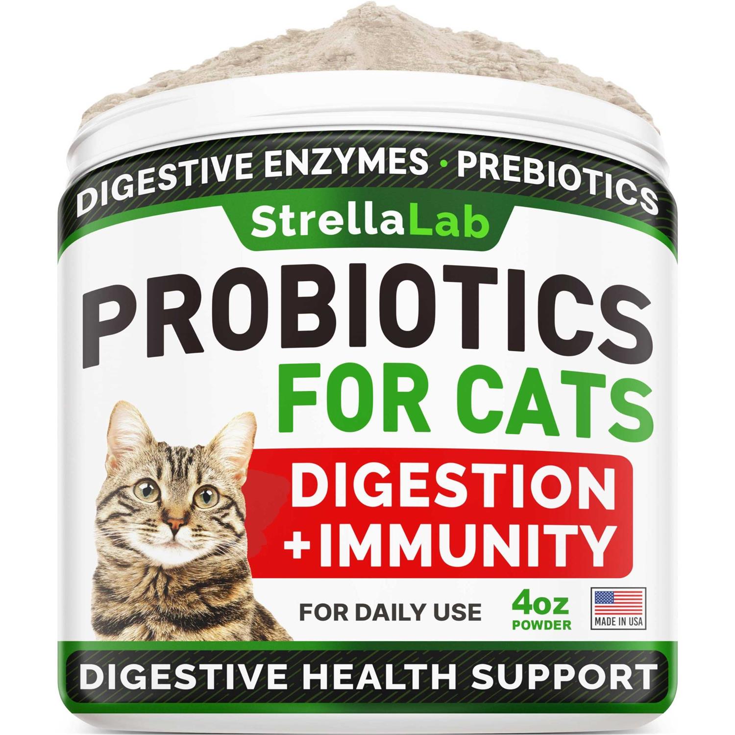 StrellaLab Probiotics Powder for Cats and Dogs - Healthber