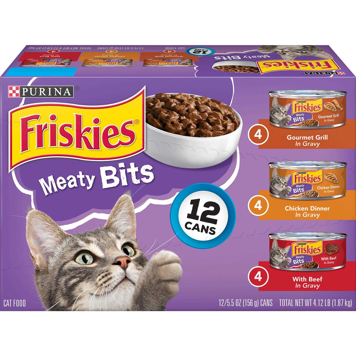 Purina Friskies Meaty Bits Wet Cat Food - Healthber