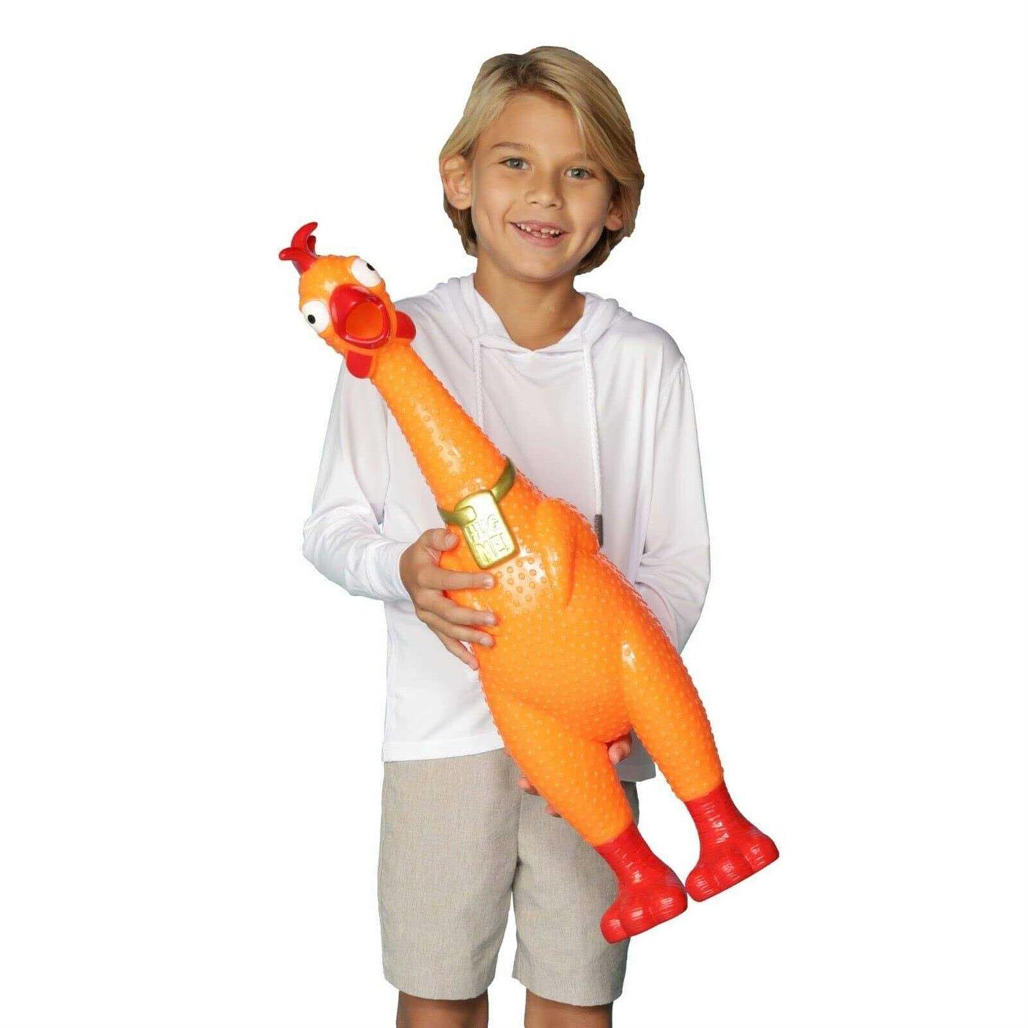 Animolds A Giant screaming Chicken the Hug Me squeaky Chicken Toy - Healthber