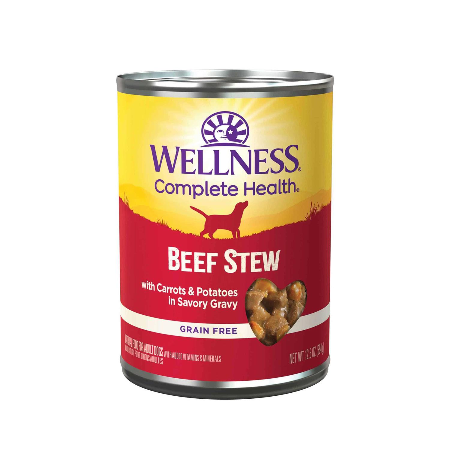 Wellness Grain Free Chicken Stew with Peas & Carrots Dog Food - Healthber