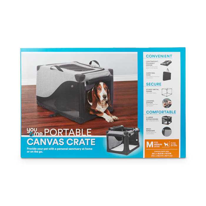 EveryYay Canvas Dog Crate - Healthber