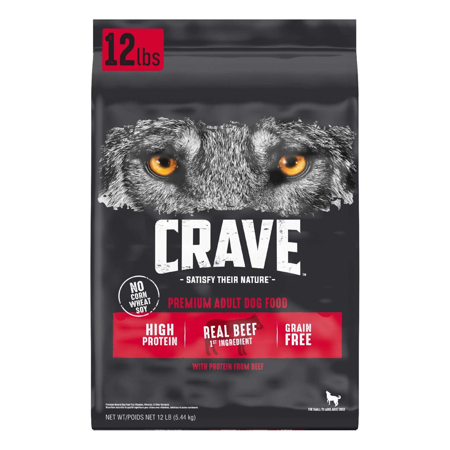 Crave Grain Free Adult Dry Dog Food with Protein - Healthber