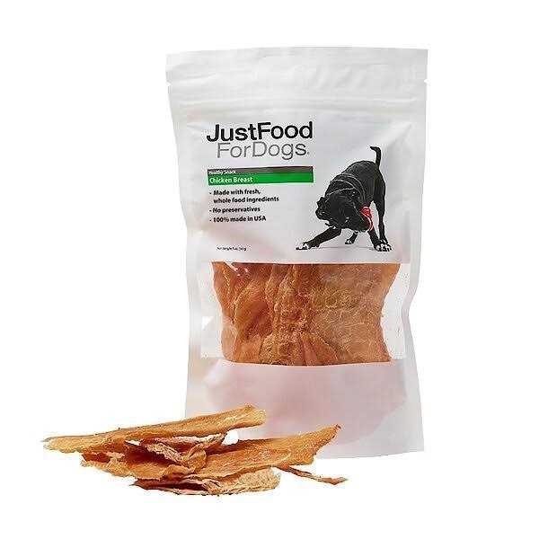 JustFoodForDogs Dog Treats Chicken Breast - Healthber