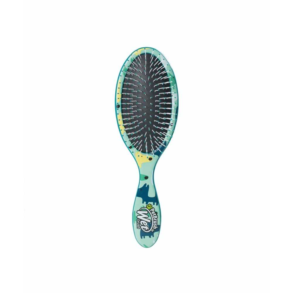 PetBrush by WetBrush Detangler Dog Brush, Teal, Large - Healthber