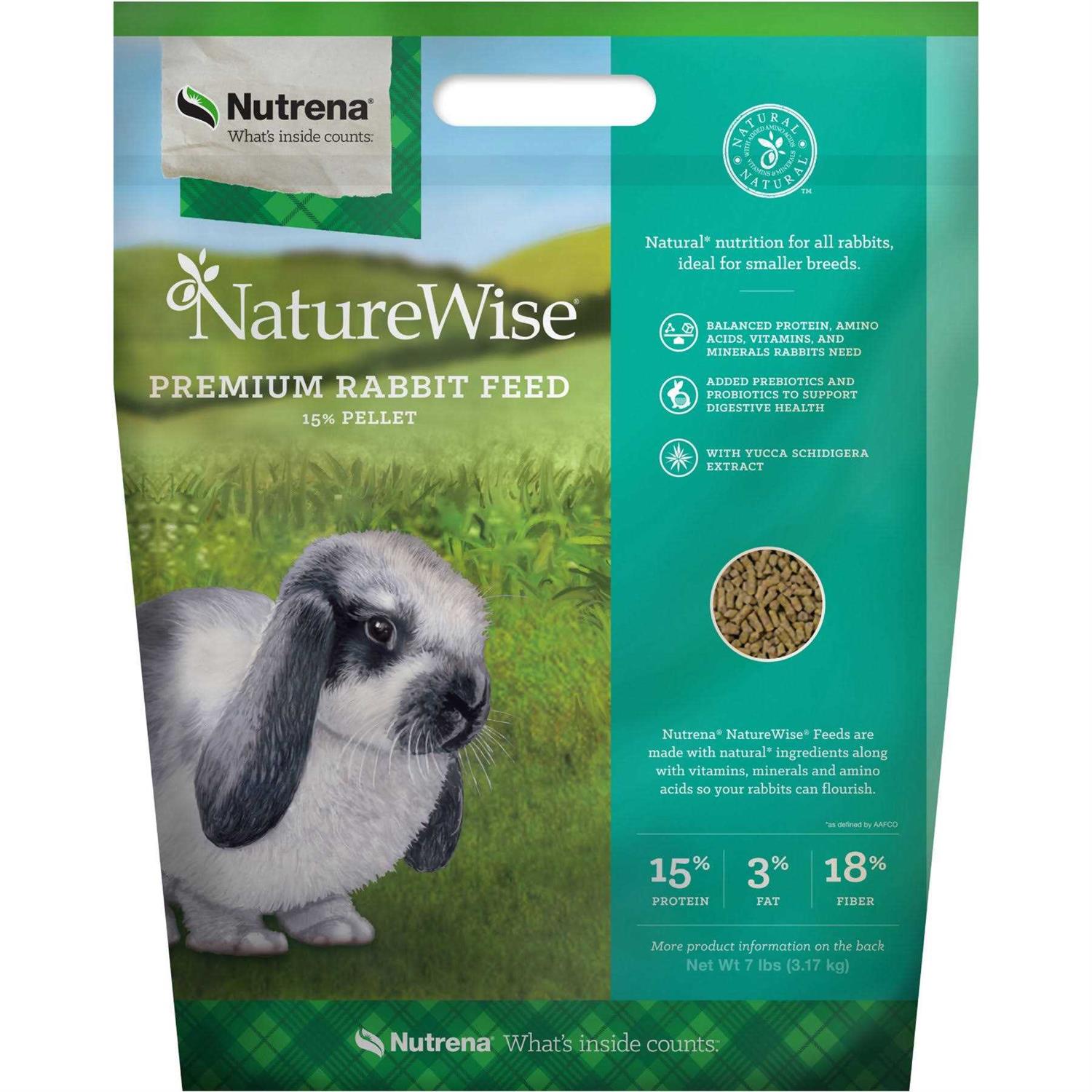 Nutrena NatureWise 15% Premium Rabbit Feed - Healthber