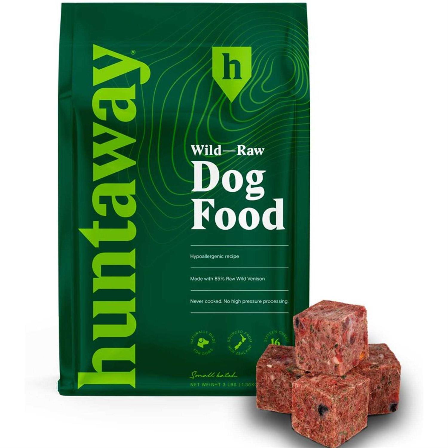 Huntaway Frozen Wild Venison Raw Dog Food - Healthber