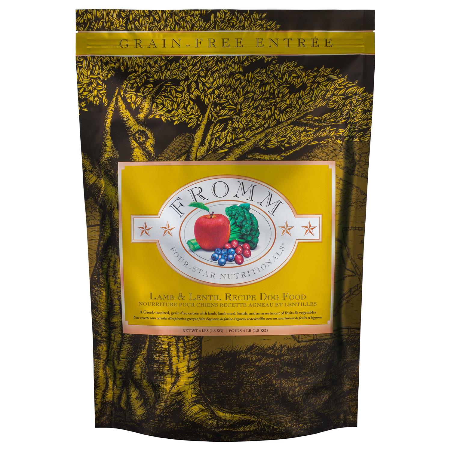 Fromm Four Star Lamb & Lentil Dog Food - Healthber