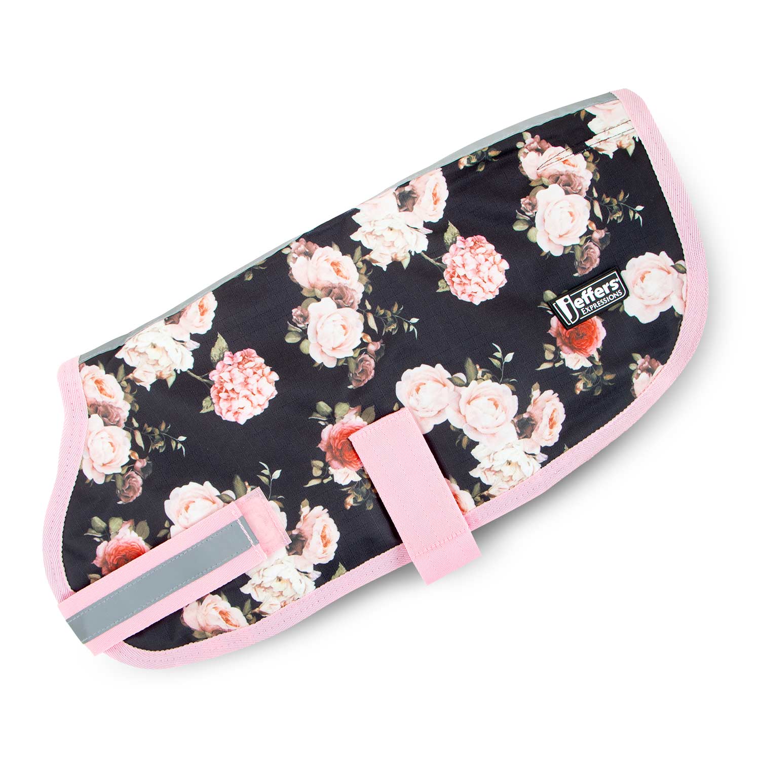 Expression Waterproof Ripstop Dog Coat, Rose Garden - Healthber