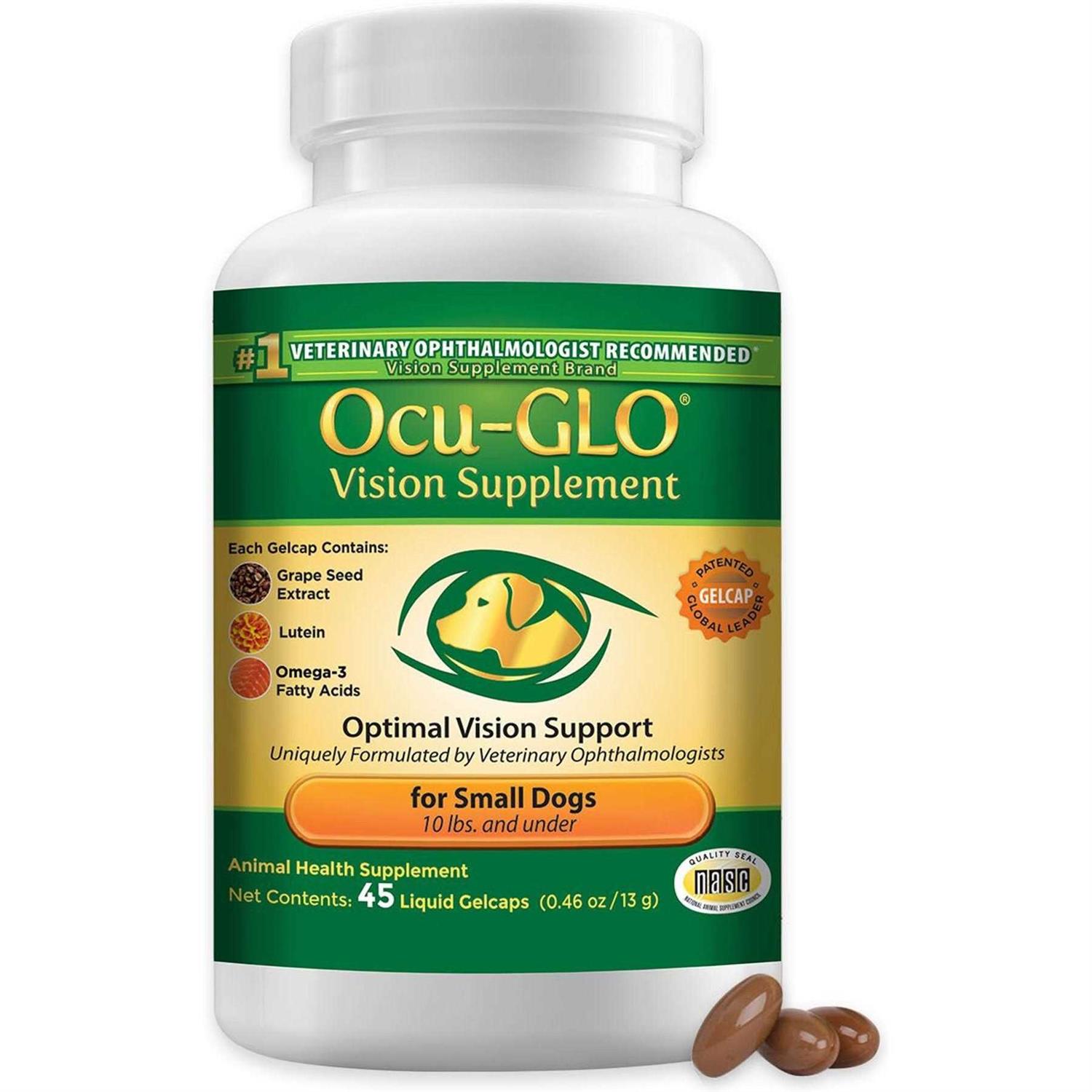 Ocu-GLO Vision Supplement for Small Dogs - Healthber