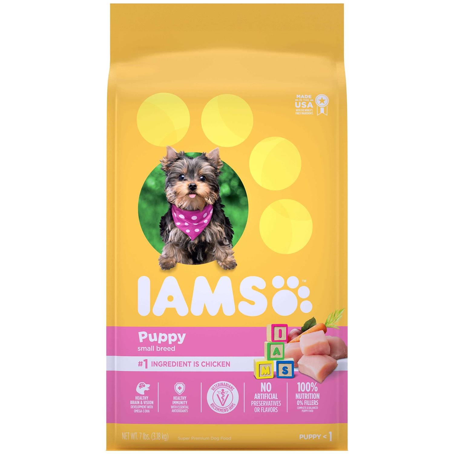 Iams Proactive Health Small & Toy Breed Smart Puppy Dry Dog Food Chicken - Healthber