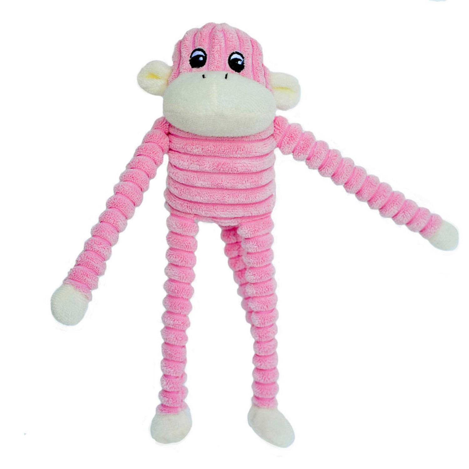 ZippyPaws Spencer The Crinkle Monkey Dog Toy - Healthber