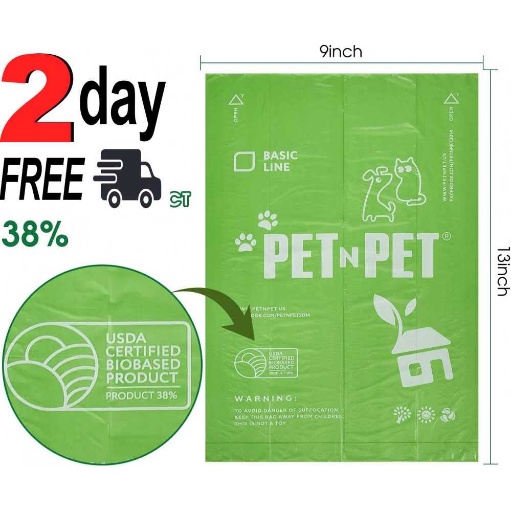 Pet N Pet Poop Bags for Dogs Dog Poop Bag - Healthber