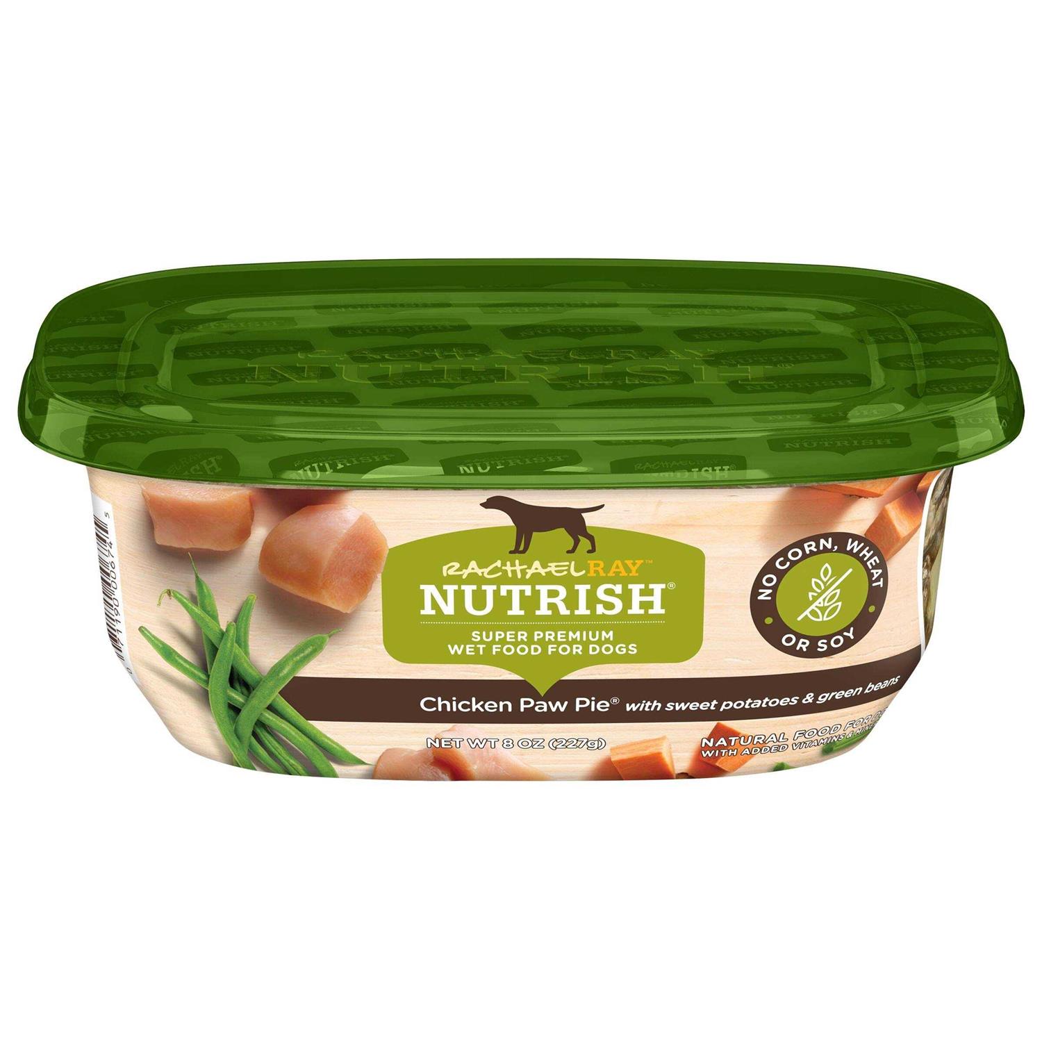 Rachael Ray Nutrish Natural Grain Free Chicken Paw Pie Wet Dog Food - Healthber