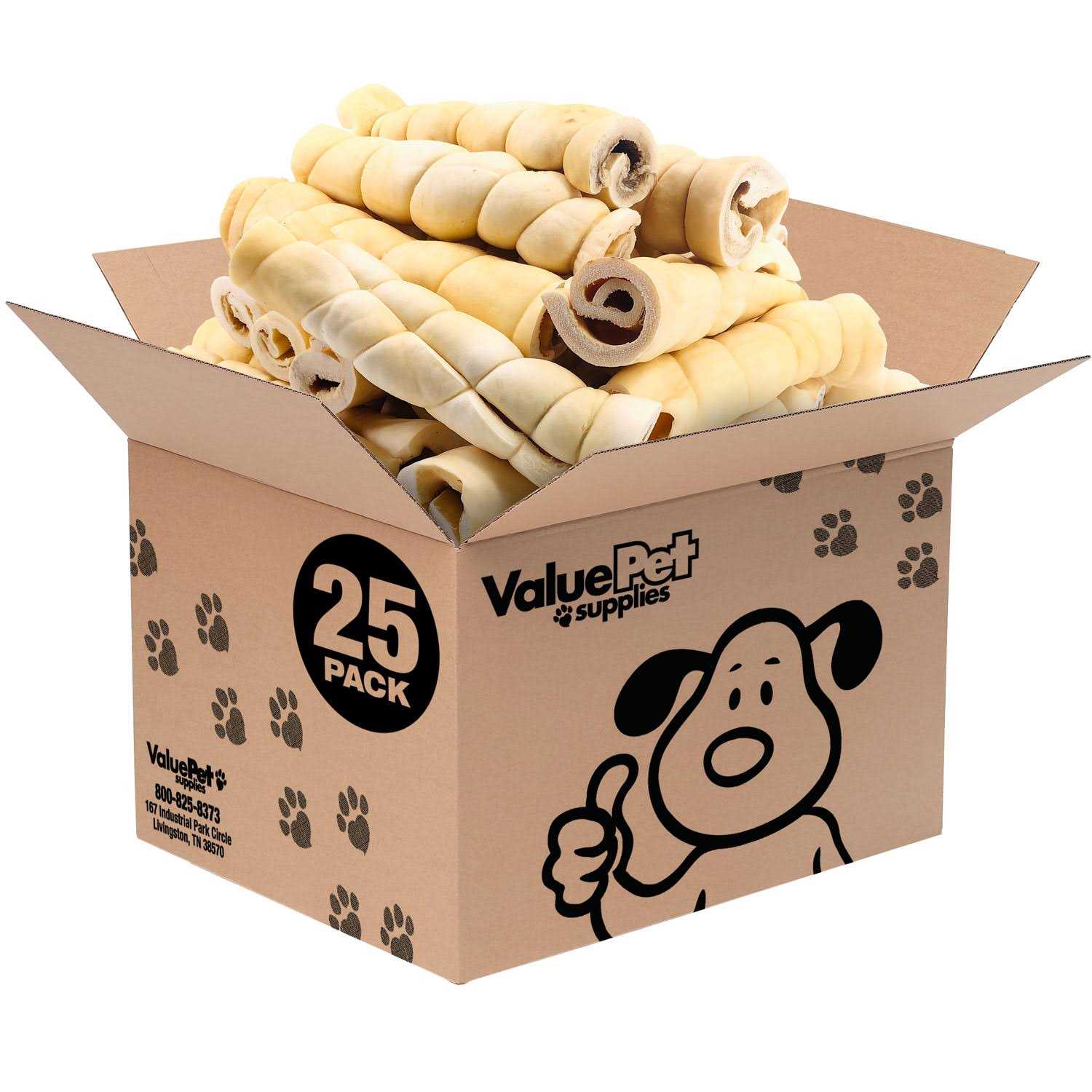 ValueBull Cheek Rolls Premium Beef Dog Chews - Healthber