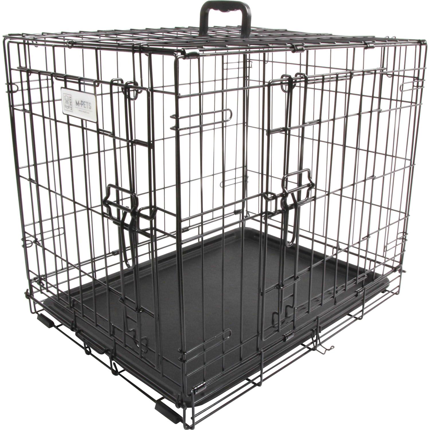 M-Pets Voyager 2-Door Folding Dog Crate - Healthber