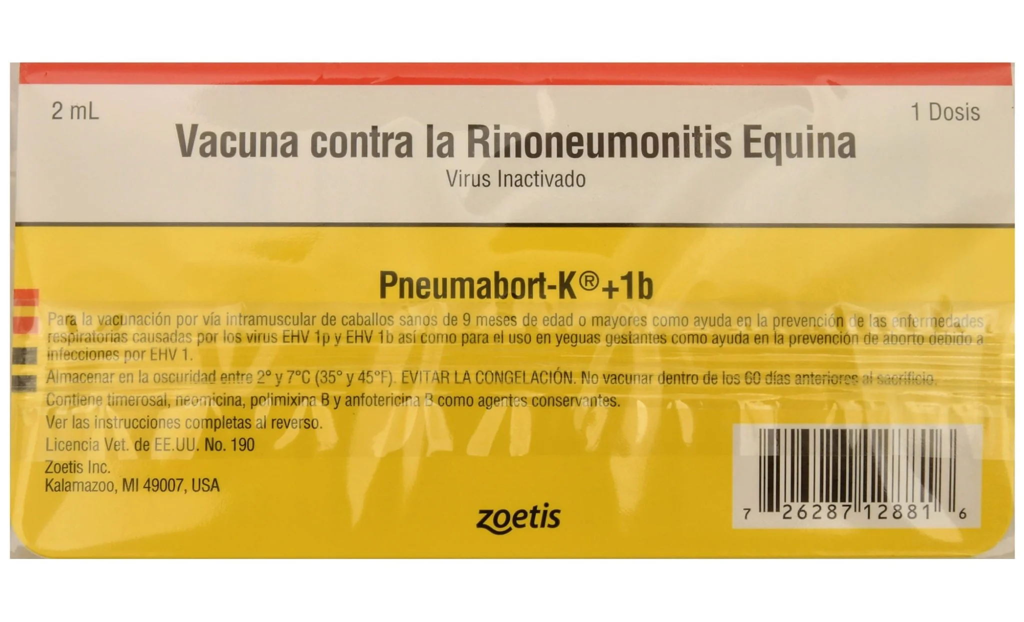 Pneumabort K +1b Vaccine for Horses - Healthber