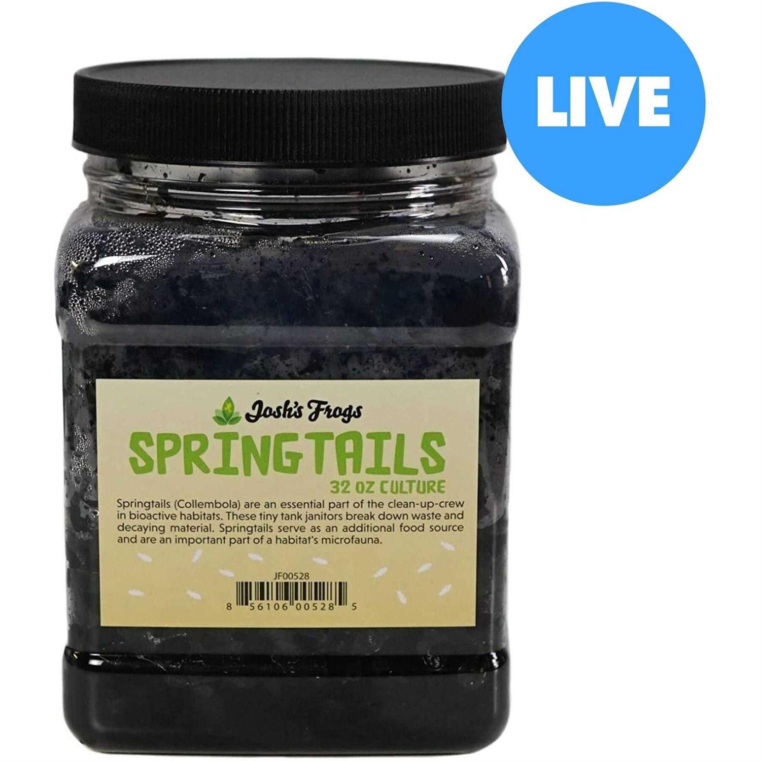 Josh’s Frogs Temperate Springtail Culture - Healthber