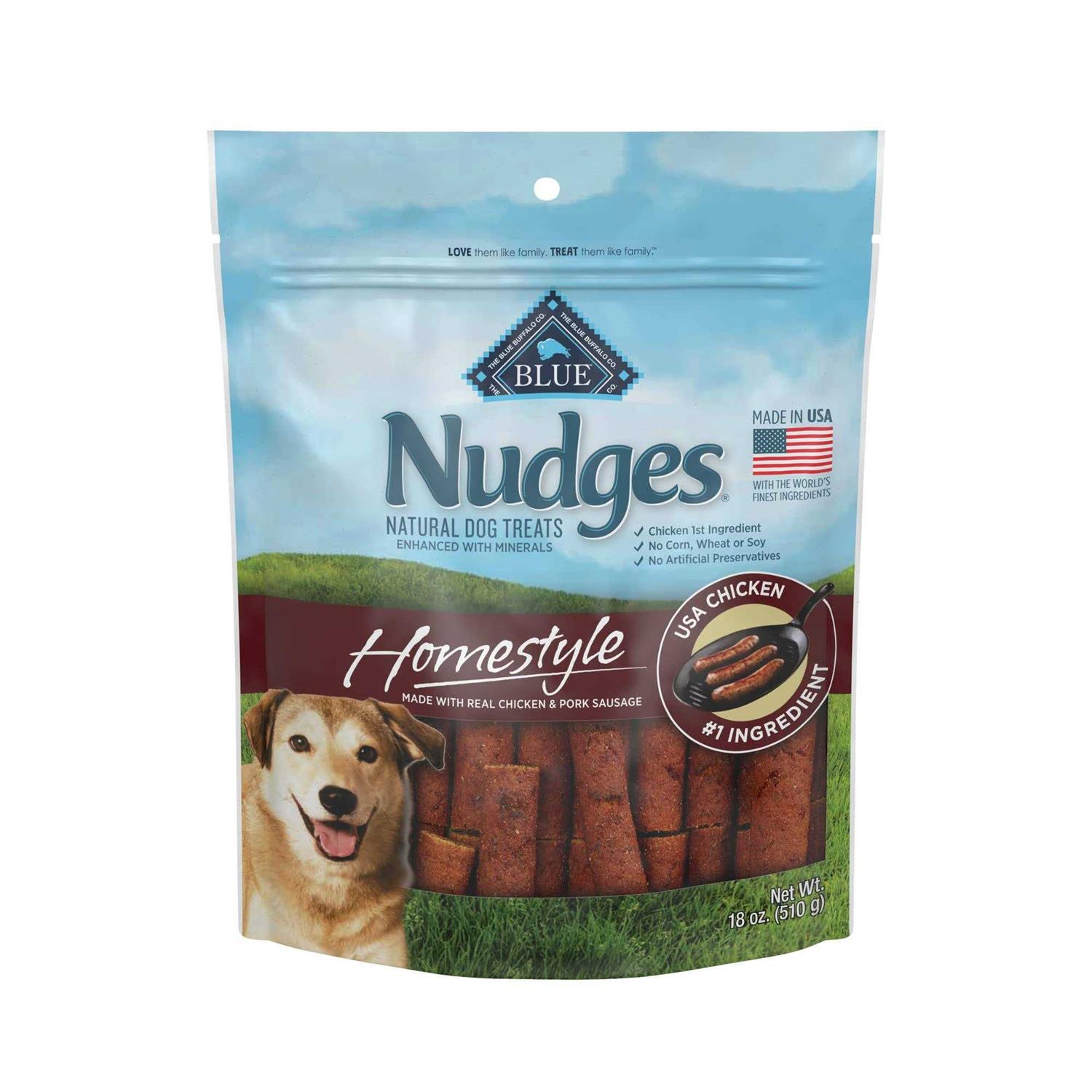 Blue Buffalo Nudges Homestyle Chicken Natural Dog Treats - Healthber