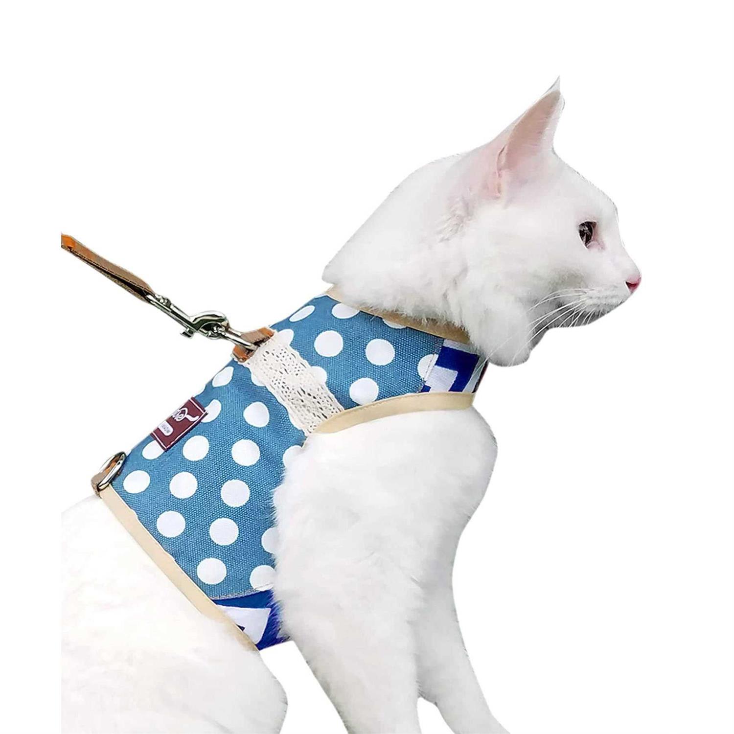 Yizhi Miaow Cat Harness and Leash for Walking Escape Proof - Healthber