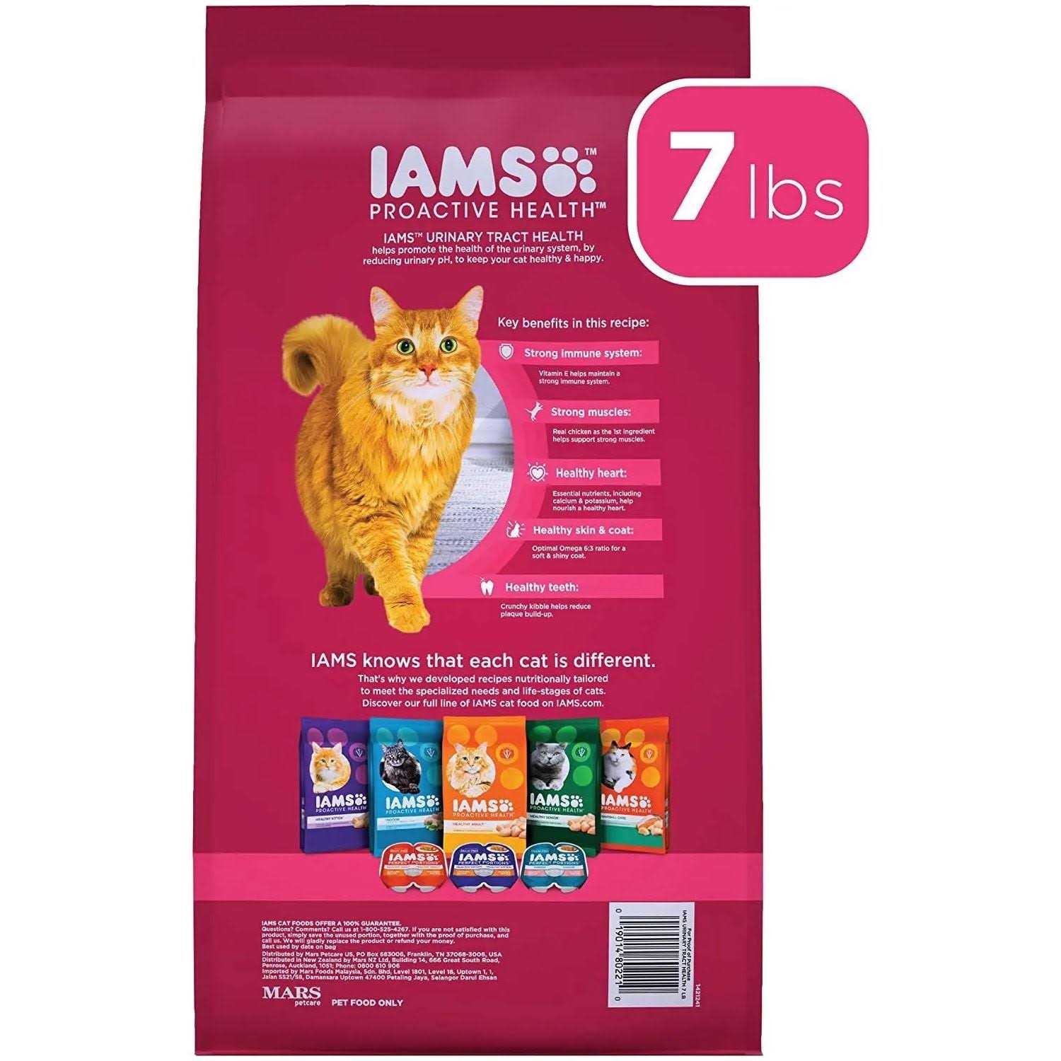 Iams Proactive Health Chicken Adult Urinary Tract Dry Cat Food - Healthber