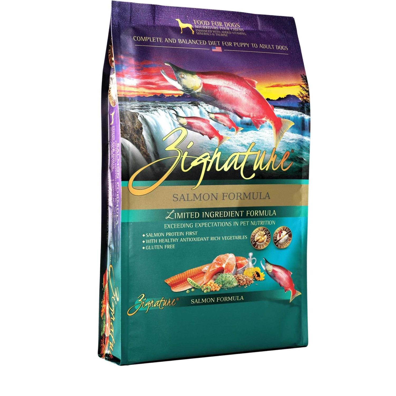 Zignature Limited Ingredient Salmon Formula Dry Dog Food - Healthber