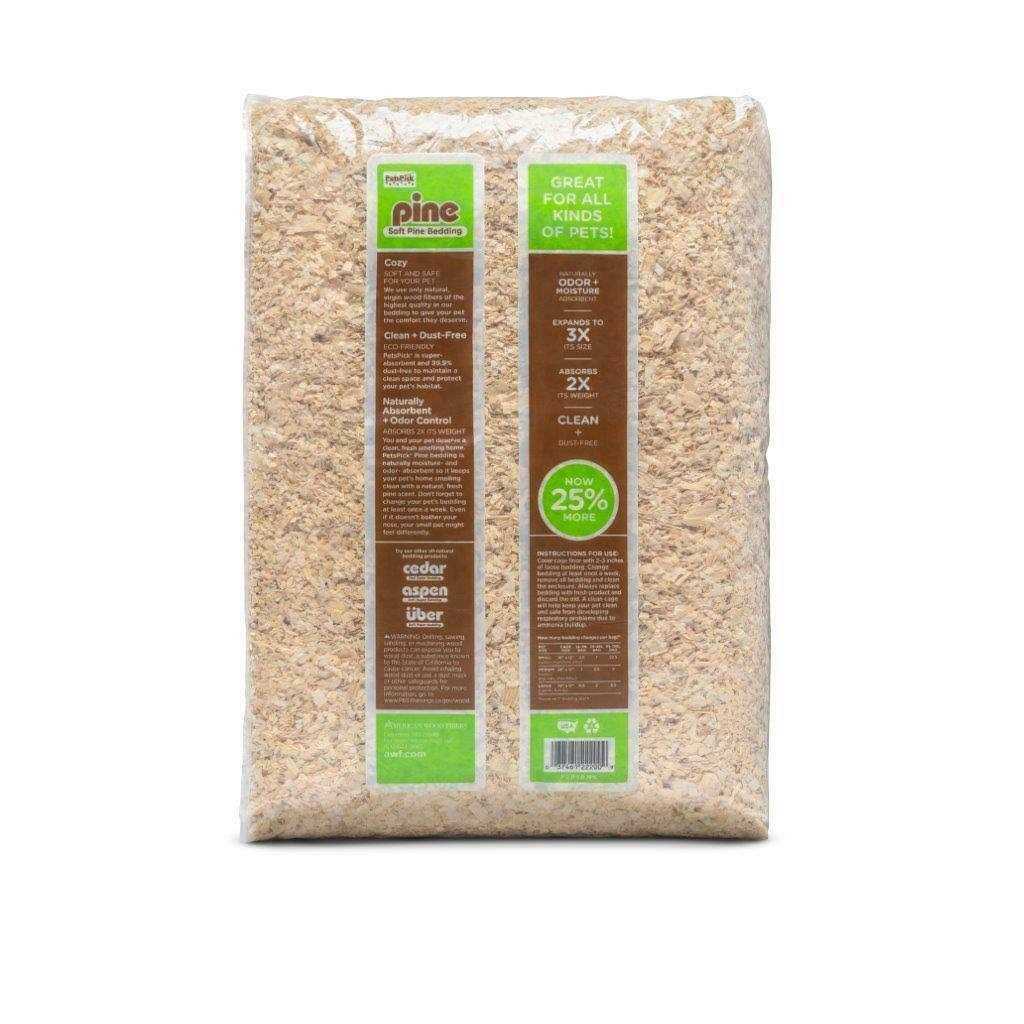 PetsPick Kiln Dried Soft Pine Bedding For Small Pets - Healthber