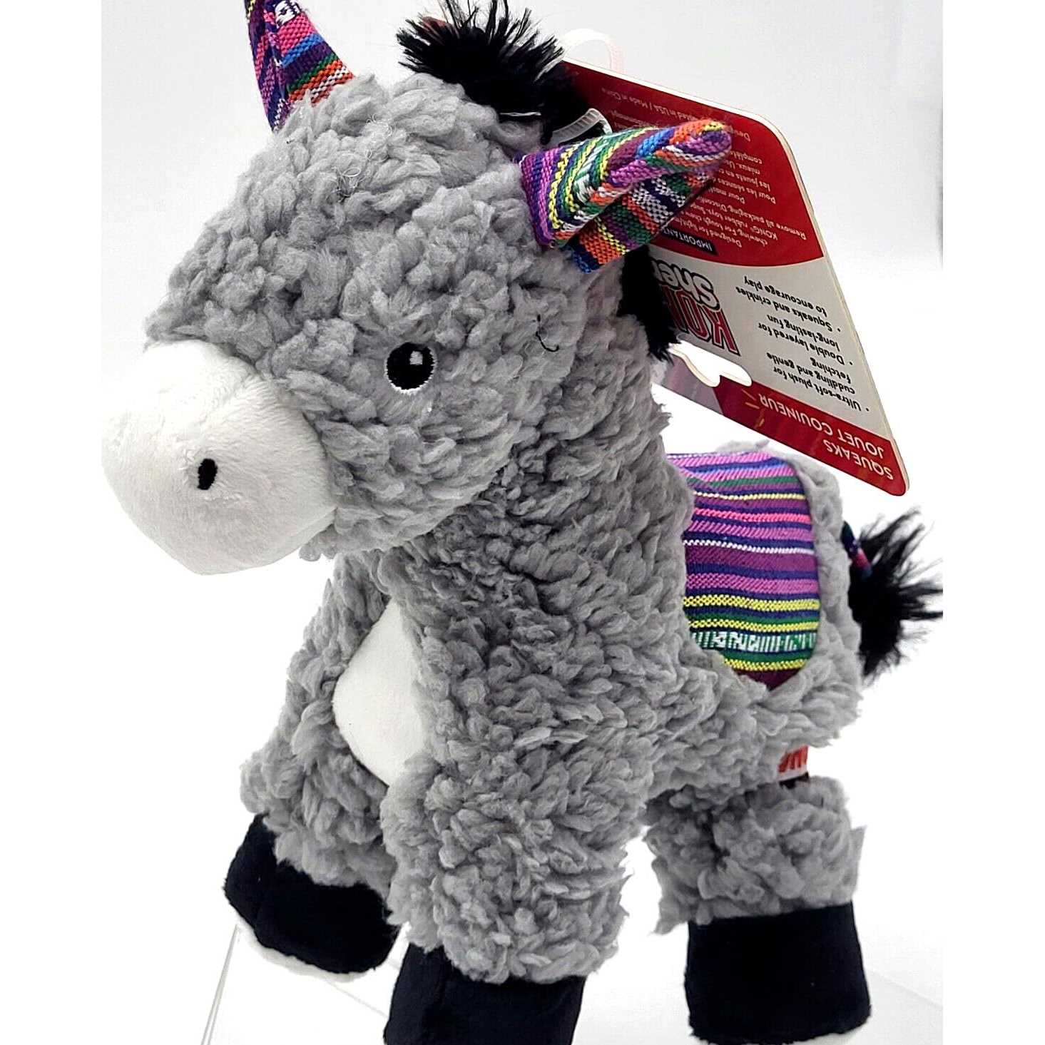 KONG Sherps Donkey Dog Toy - Healthber