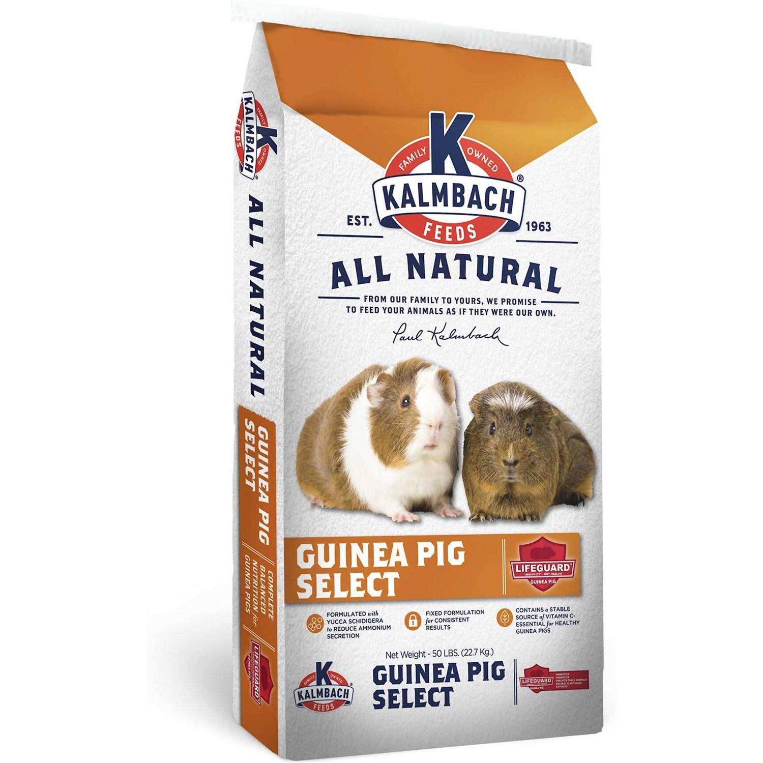 Kalmbach Feeds All Natural Guinea Pig Select Food - Healthber