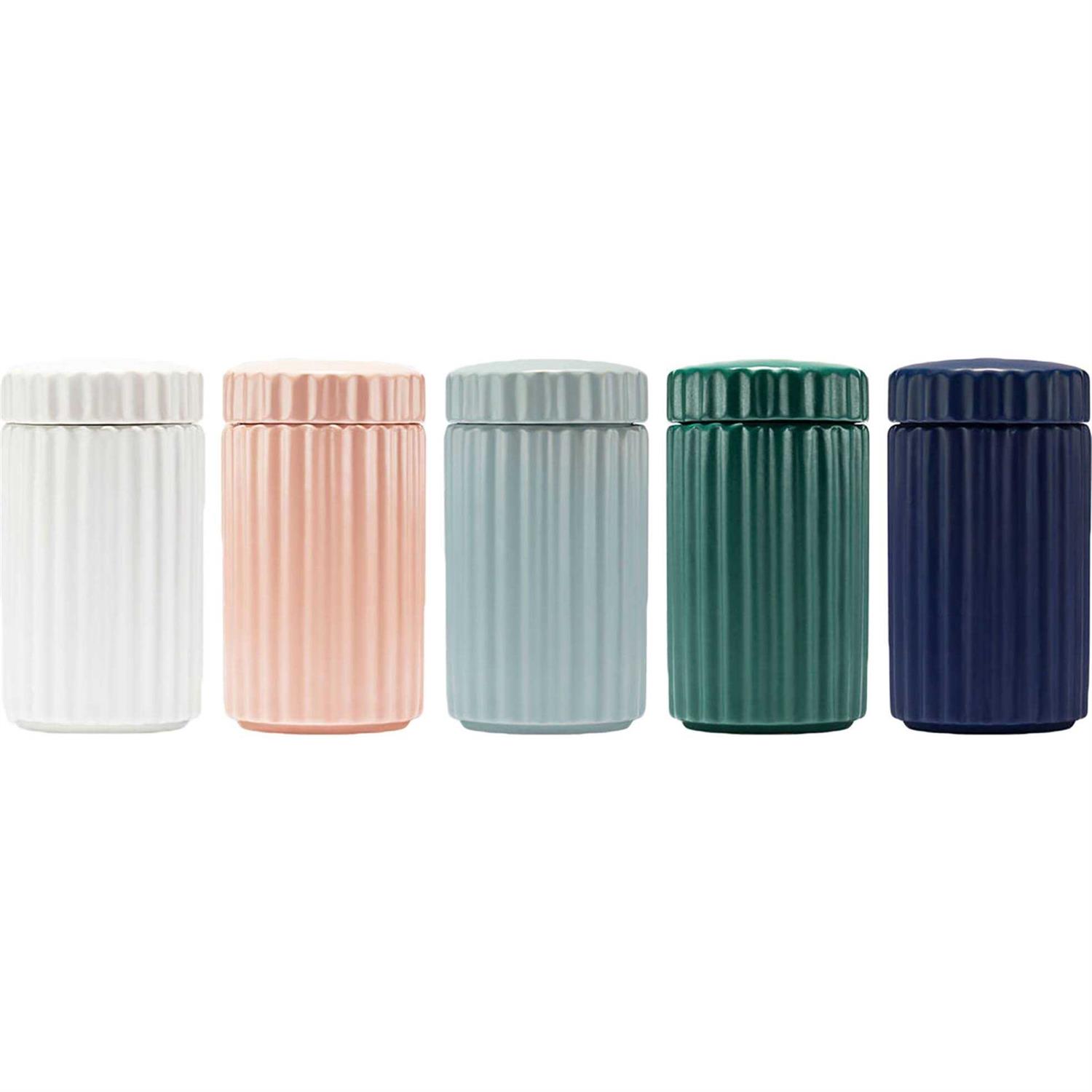 Waggo Ceramic Ripple Dog Treat Jar - Healthber