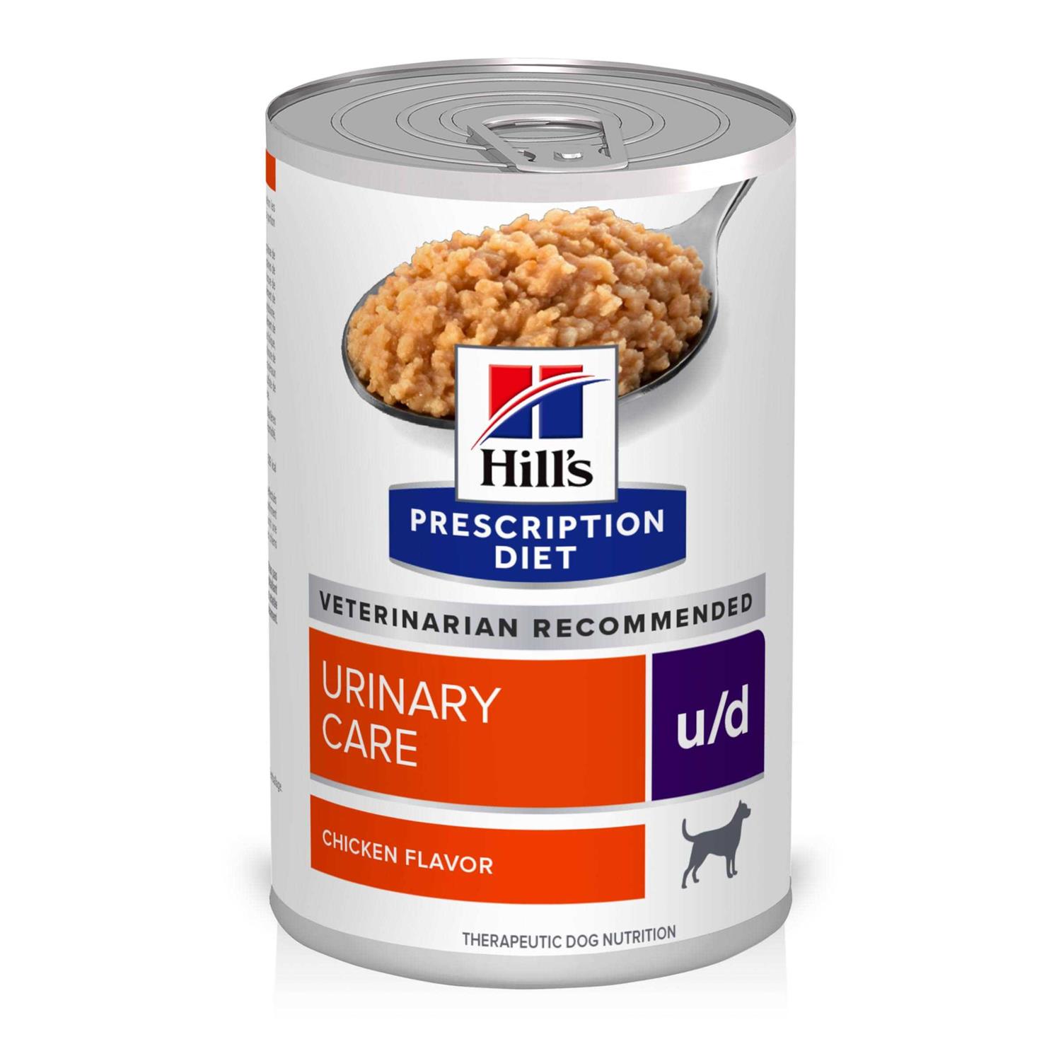 Hill’s Prescription Diet u/d Urinary Care Chicken Flavor Canned Dog Food - Healthber