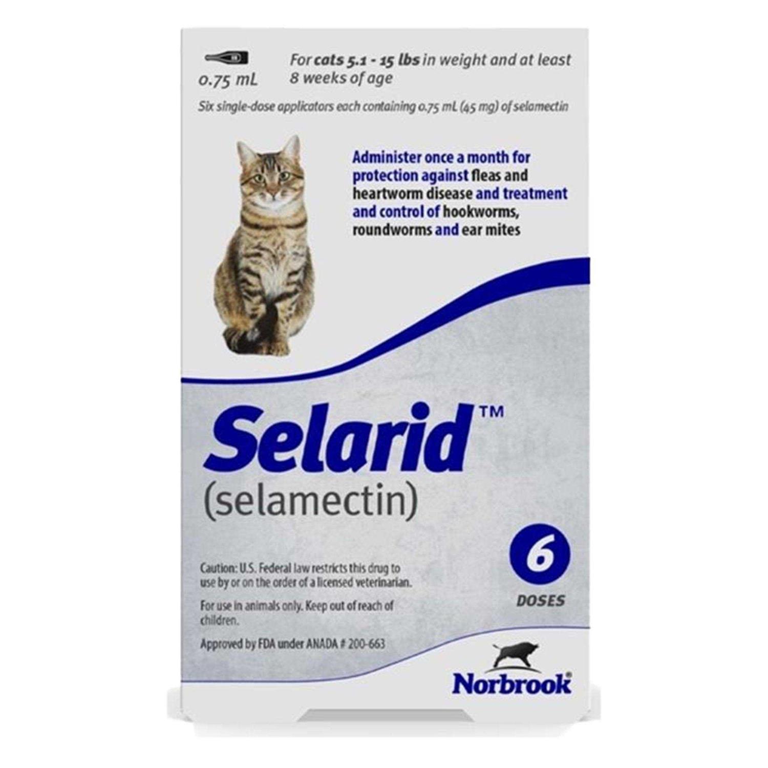 Selarid Topical for Cats 5.1-15 lbs - Healthber