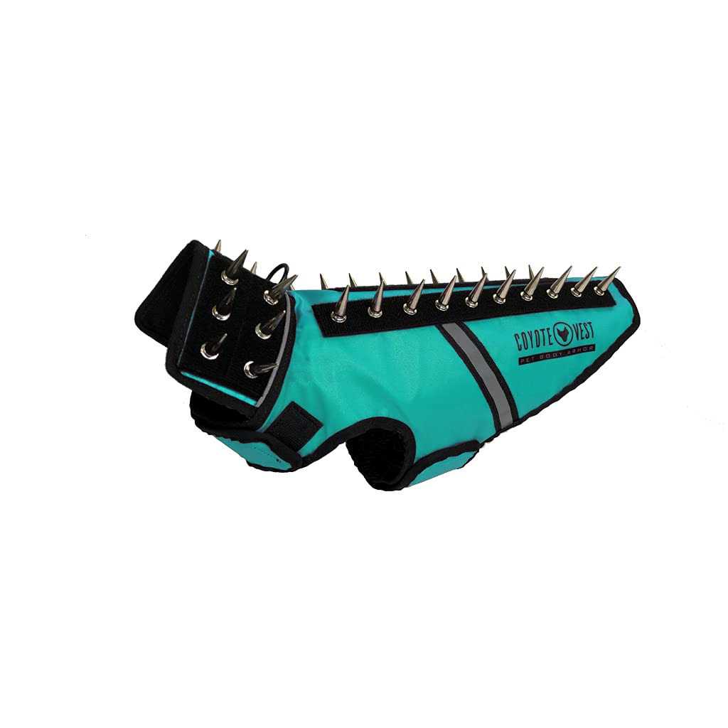 CoyoteVest SpikeVest Dog Harness Vest Reflective Dog Accessories with Spikes to Shield Your Pet from Raptor and Animal Attacks - Healthber