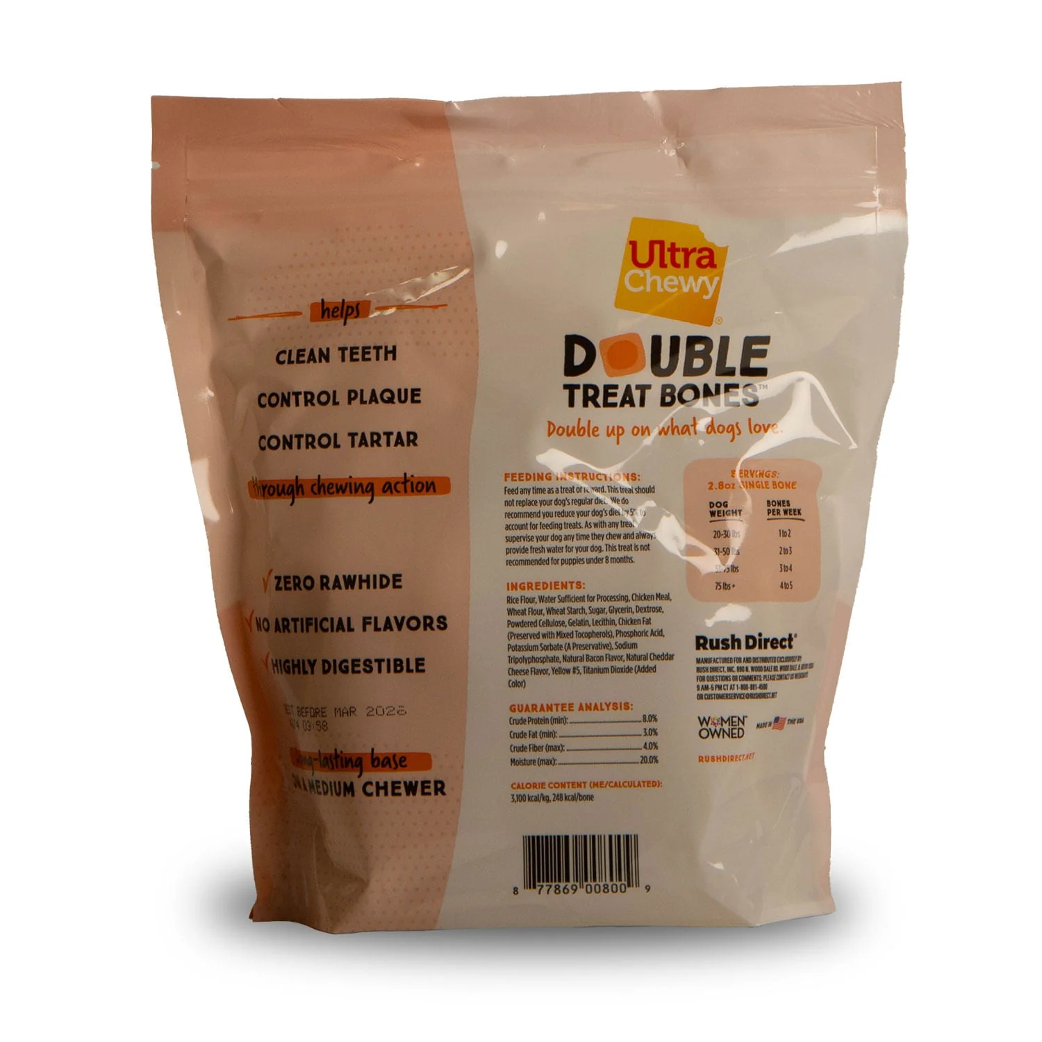 Ultra Chewy Double Treat Bone Value Pack - Healthber
