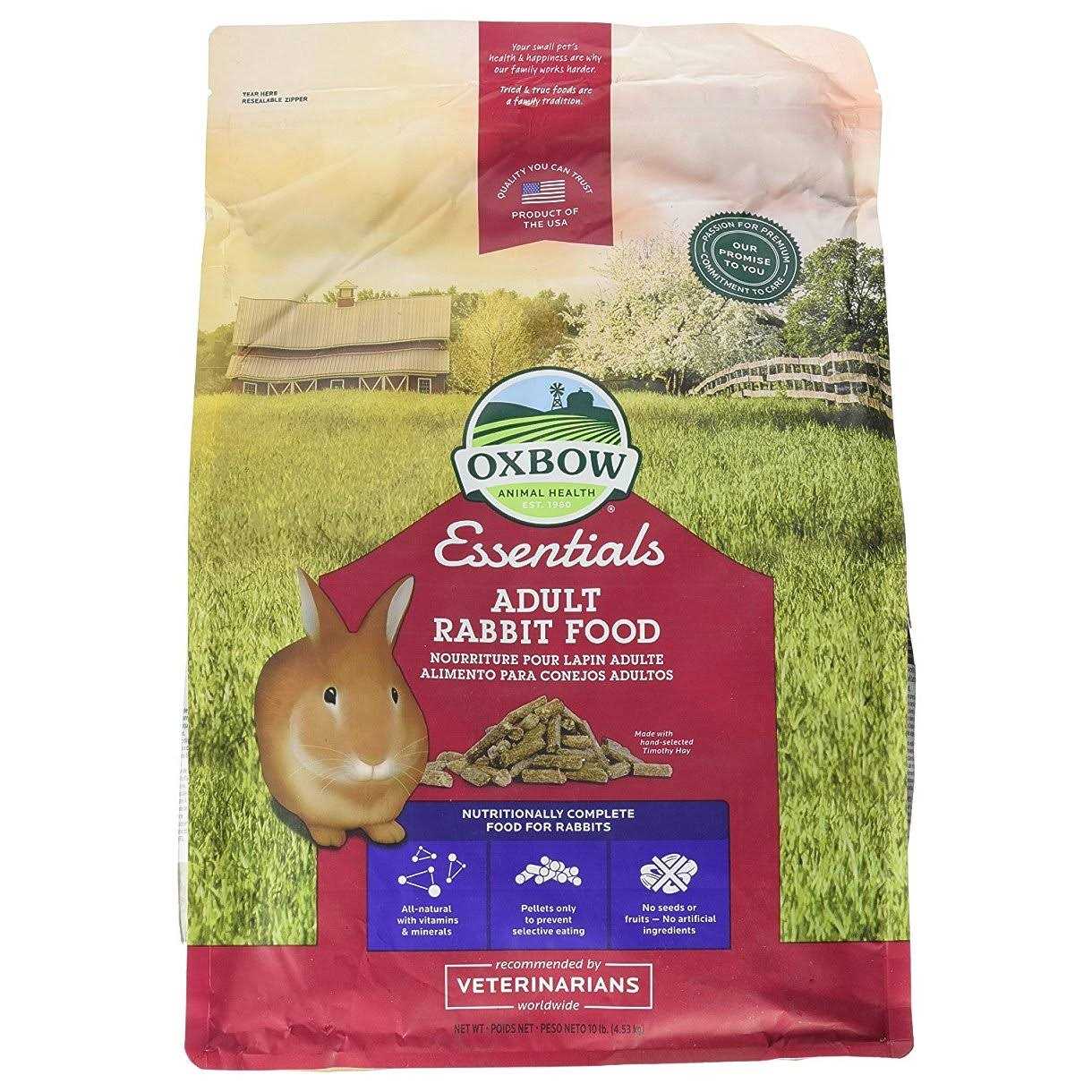 Oxbow Essentials Adult Rabbit Food - Healthber