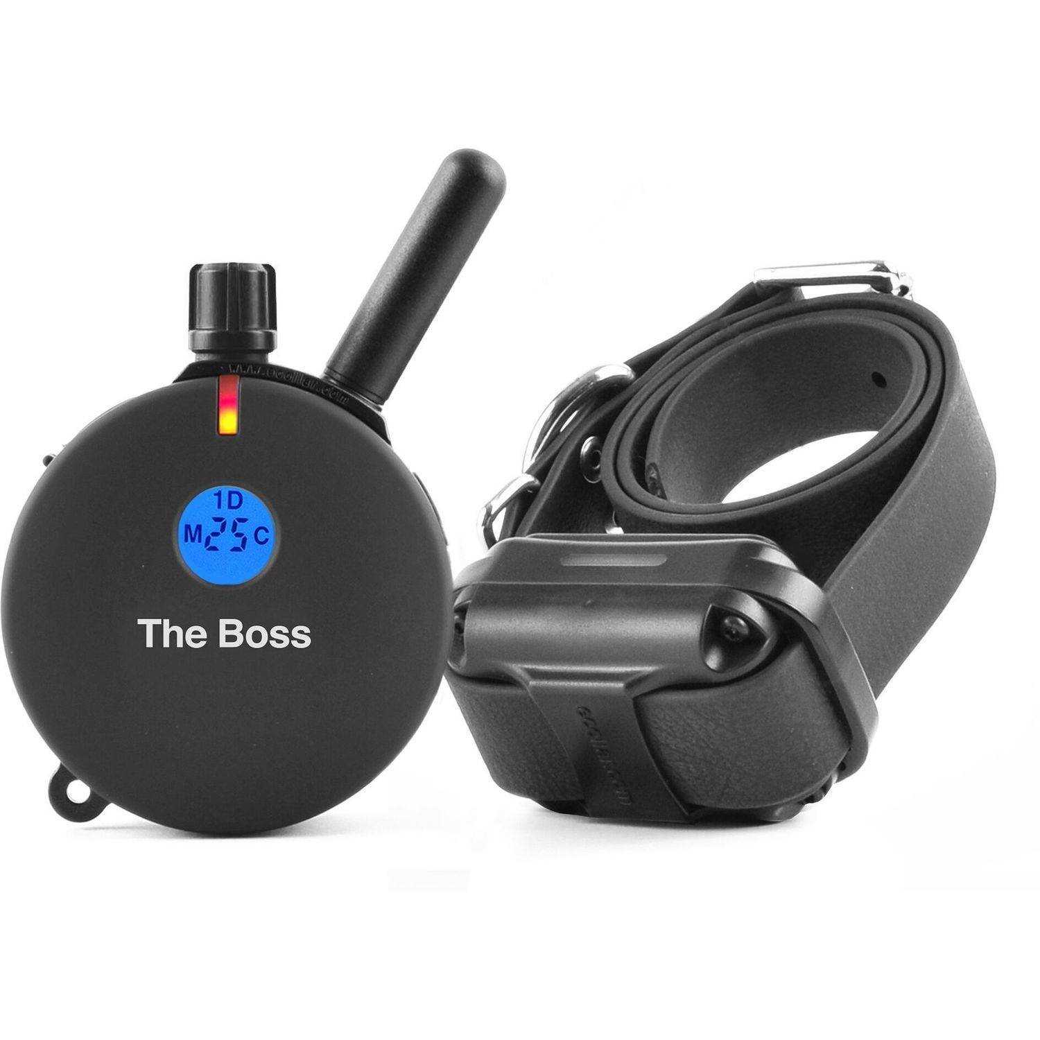 Educator By E-Collar Technologies The Boss 1 Mile Range Waterproof Dog Training Collar, 1 collar - Healthber