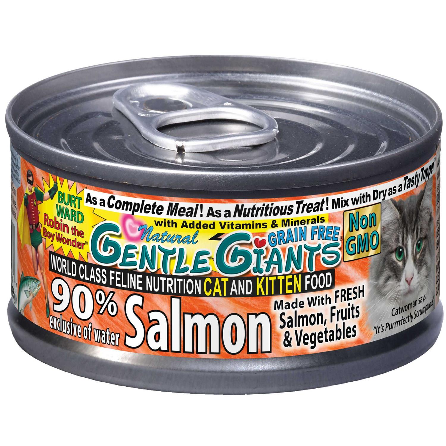 Gentle Giants Salmon Wet Cat Food - Healthber