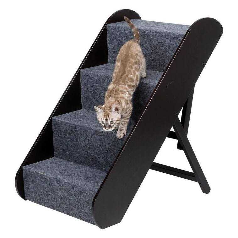 Trixie Adjustable 4-Step Pet Stairs - Healthber