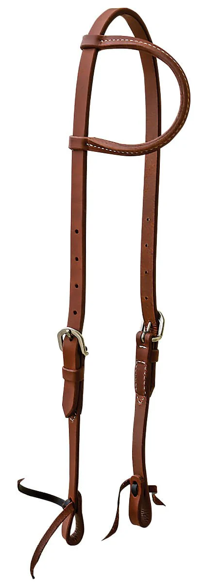 Cashel Harness Leather Slip Ear Headstall - Healthber